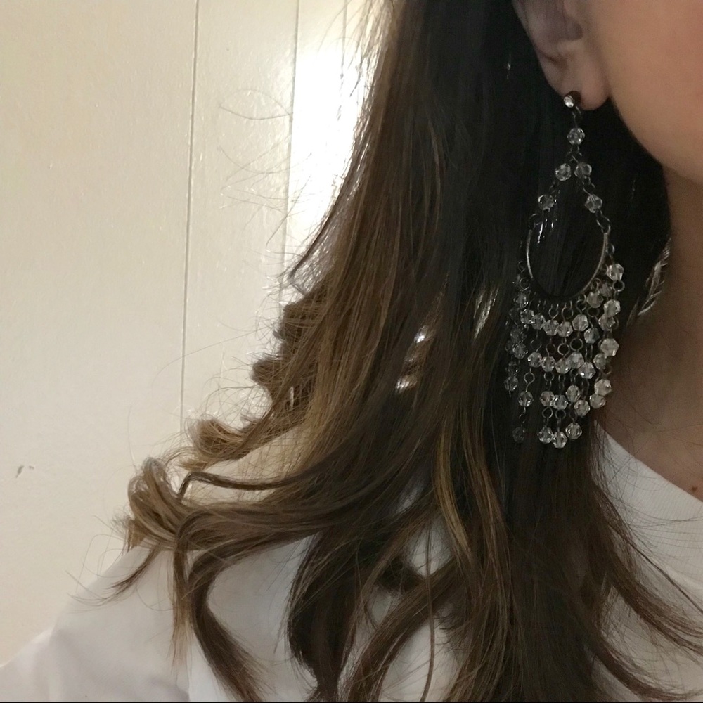 NWT Express silver earrings
